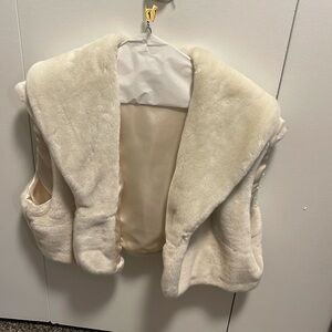 Alfani winter white vest